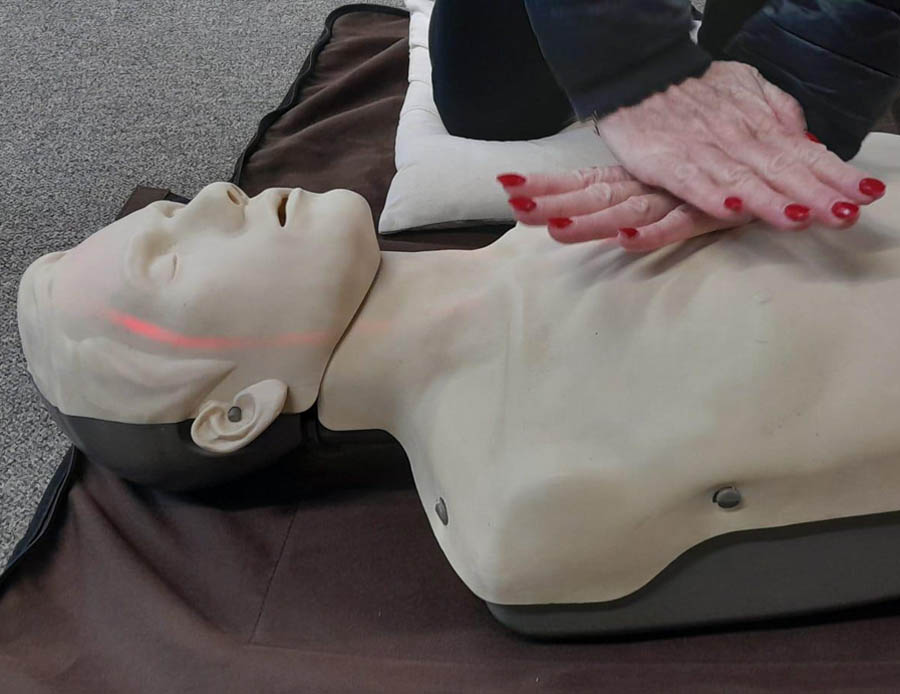 CPR lifesaving skills training Forty 4 Frankie