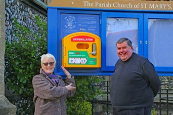 Forty 4 Frankie AED installation at St Marys Church, Portsmouth